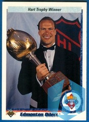 1990-91 Upper Deck #206 - Hart Trophy/Mark Messier - Edmonton Oilers